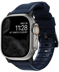 Nomad Rugged Strap, atlantic blue/black - AW Ultra 2/1 49mm 9/8/7 45mm/6/SE/5/4 44mm/3/2/1 42mm (NM01295785) - pcland