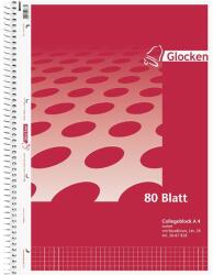 Brunnen Glocken A4 80l carnețel cu spirală în carouri 5067828 (5067828)