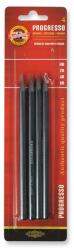 KOH-I-NOOR Progresso 6B, 4B, 2B, HB, 4db-os grafitceruza 7130030011 (7130030011)