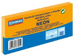 DONAU Bloc de notițe DONAU 38x51 mm 3x100 de coli portocaliu neon U7585011-12 (U7585011-12)