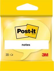 POST-IT Bloc de notițe autocolante, cu bule de text, 70x70 mm, 225 coli, galben 7100172405 (7100172405)