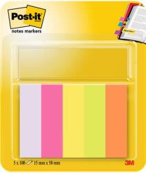 Post-it 15x50mm 5x100sheet neon paper marker sheet 7100172770 (7100172770)