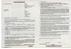  Formular contract de muncă A/3 3 foi NOU