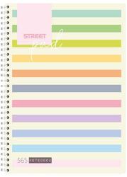 STREET Caiet spiralat STREET Pad A/4 carouri 100 coli dungi deschise 67150 (67150)