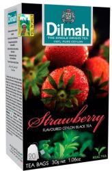 Dilmah Fekete ceai DILMAH Strawberry 20 filtre/doboz