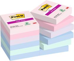 3M POSTIT Bloc de notițe autocolante, 48x48 mm, 12x90 coli, 3M POSTIT "Super Sticky Soulful", culori mixte 7100290159 (7100290159)