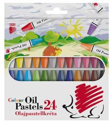 ICO Cretă pastel ulei, ICO "Süni", 24 culori diferite 7220091001 (7220091001)
