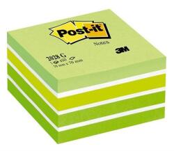 POST-IT Bloc de notițe autocolante, 76x76 mm, 450 coli, 3M POSTIT, verde acuarelă 7100200375 (7100200375)