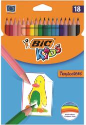 BIC Creioane colorate BIC Kids Tropicolors hexagonal 18 buc/set 9375173 (9375173)