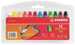 STABILO Pasteluri de ulei, STABILO, 12 culori diferite 2612PL (2612PL)