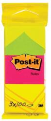 POST-IT Bilet autocolant 3M Post-it LP6812 38x51mm neon 3x100 foi 12817 (12817)