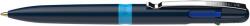 Schneider Pix, 0.5 mm, buton, patru culori, SCHNEIDER "Take 4", albastru închis 138003 (138003)