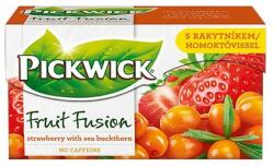 Pickwick Ceai de fructe PICKWICK Fruit Fusion căpșuni și cătină de mare 20 de filtre/cutie