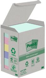 POST-IT 38x51mm reciclate 100 de coli 6buc 6pcs mixtă caiet de notițe 7100259445 (7100259445)