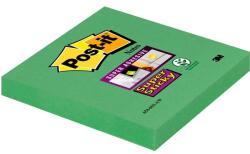 POST-IT Super Sticky 654 76x76mm 90 de foi de notițe autocolante evergreen 7100263204 (7100263204)