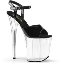 Pleaser USA Pleaser Flamingo-809 Blk Pat/Clr 40