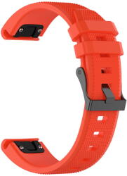 Techsuit Curea pentru Garmin Fenix 5/5 Plus 6/6 Pro/7/Forerunner 935/945/955/Approach S60/S62 - Techsuit Watchband QuickFit 22mm (W058) - Orange (KF2334809) - pcone