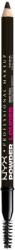 NYX Professional Makeup Powder Louder Brow Pencil Black Cherry Szemöldök Ceruza 1.15 g