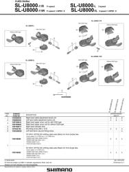 Shimano Cues U8000 2sp I-Spec II váltókar 2024 (SL U8000)