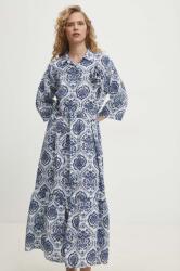 ANSWEAR rochie din in maxi, evazată BMYH-SUD06Z_55X (A6168.hms)