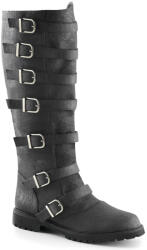 Pleaser USA Pleaser Gotham-110 Blk Distressed Pu M