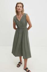 ANSWEAR rochie din bumbac culoarea verde, mini, evazati BMYH-SUD096_91X (32295.ims)