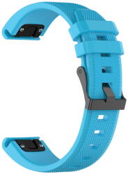 Techsuit Curea pentru Garmin Fenix 3/3 HR/5X/5X Plus/6X/6X Pro/7X/7X Pro Solar - Techsuit Watchband QuickFit 26mm (W058) - Blue (KF2334800) - pcone