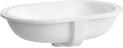 Laufen Savoy mosdótál 51x31 cm ovális alulról beépíthető fehér fényes H8189460001091 (H8189460001091)