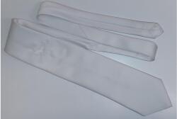 Roland selyem nyakkendő varrott ló mintával - fehér