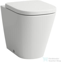 Laufen MEDA perem nélküli, mélyöblítésű, falhoz tolható álló wc LCC bevonattal, fehér H8231114000001 (H8231114000001)