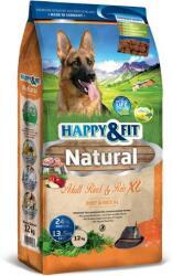 Happy&Fit Natural Adult Rind & Reis XL hrană pentru câini adulți de talie mare (2 x 12 kg) 24 kg