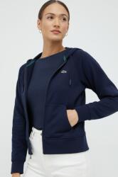 Lacoste felső sötétkék, női, sima, kapucnis - sötétkék 36