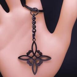 HARAHU ES-33508 kulcstartó - Fekete KP33508