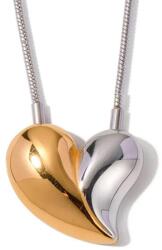 HARAHU VO-33512 Heart nyakék - Ezüst/Arany KP33512