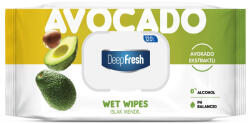 Deep Fresh nedves törlőkendő Avocado kupakos 120db - babymax