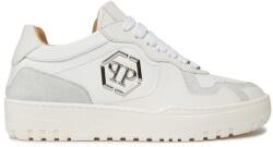 Philipp Plein Sportcipők PHILIPP PLEIN Mix Leather Lo Top Sneakers SADS USC0545 PLE010N 01 Fehér 36 Női