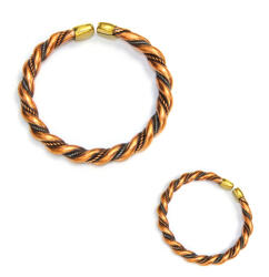  Bratara din Cupru African - African Ajustable Copper Bracelet - 9x9 mm - 1 Buc