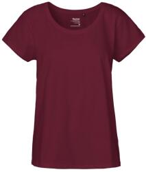 Neutral Női póló Loose Fit organikus Fairtrade biopamutból - Bordeaux | L (NE-O81003-1000212231)