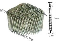 Dobtáras szeg 21/32 NR gyűrűs kúpos gépi szeg 16°-os 14700 db