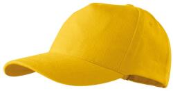 MALFINI Șapcă 5P - Galbenă | uni (3070400)