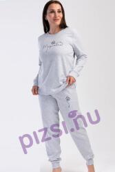 Vienetta Extra méretű hosszúnadrágos flanel női pizsama (NPI2678 1XL)