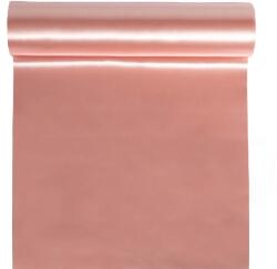  szatén selyem asztali futó (25 cm * 10 m) rosegold -vd10