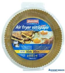MAZZINI Sütőpapír, szilikonos, Air Fryer készülékhez, kerek, 20 cm, 50 db, MAZZINI "Premium (KHK1005) - kecskemetirodaszer