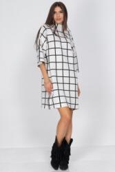 RohBoutique Tunica oversize in carouri, crem, ROH DR4687