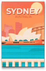  Gyémántszemes kirakó - Sydney, Ausztrália Méret: 40x60cm, Keretezés: Műanyagtáblával, Gyémántok: Négyzet alakú