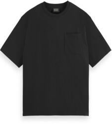 Scotch & Soda T-Shirt Core-3 Crosses Loose Fit Pocket 179193 0008 black