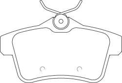 MOTAQUIP set placute frana, frana disc MOTAQUIP LVXL1641 - automobilus