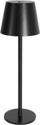 Toolight Toollight, érintőképernyős LED éjjeli asztali lámpa 5W, 3 színű fény, USB tápegység, APP1365-T BLACK, matt fekete, OSW-08628 (OSW-08628)