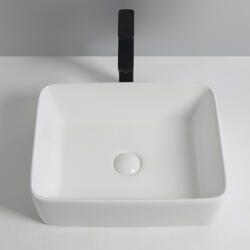 Erga Kamilah, asztali mosogató 480x370x130 mm, fehér fényes, ERG-V03-9103B-WH (ERG-V03-9103B-WH)
