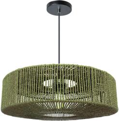 Toolight Szerszámlámpa, mennyezeti lámpa 1xE27 APP1296-1CP GREEN, zöld-fekete, OSW-08968 (OSW-08968)